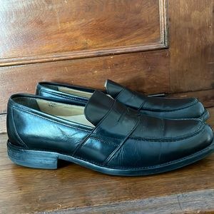 Johnson & Murphy black loafers